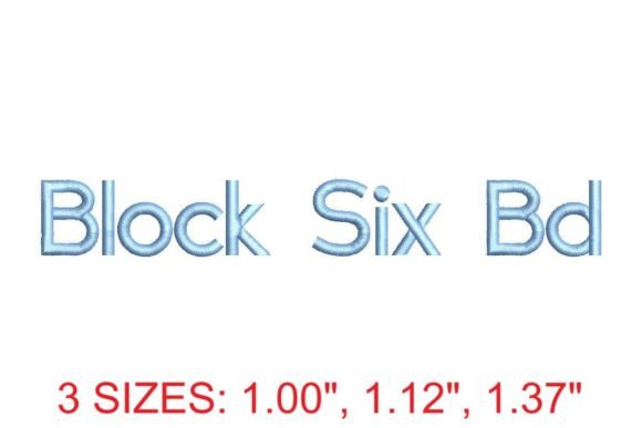 Block Six Bold Embroidery Font: A Strategic Choice for Professional and Creative Projects