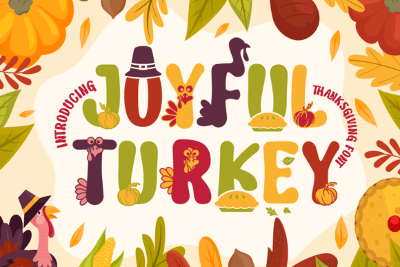 Discover the Charm of Joyful Turkey for Your Thanksgiving Designs