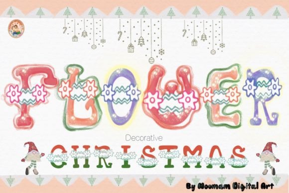 Flower Christmas: A Festive Font for All