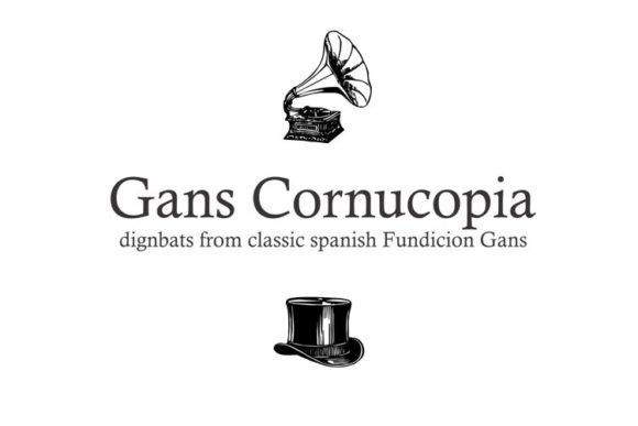 Gans Cornucopia: A Decorative Typeface for Creative Expression