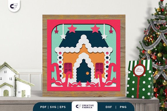 Gingerbread House 3D Light Box: A Magical Way to Keep Your Holiday Spirit Alive