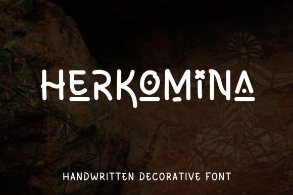 Herkomina: A Unique Decorative Font