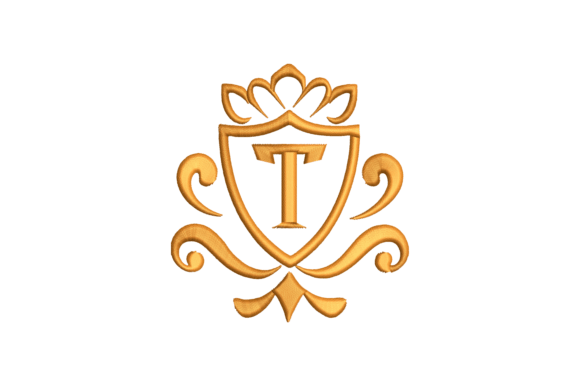 Monogram Letter T for Wedding Elegance