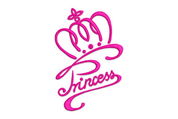 Princess Crown: A Royal Embroidery Design for Every Creator