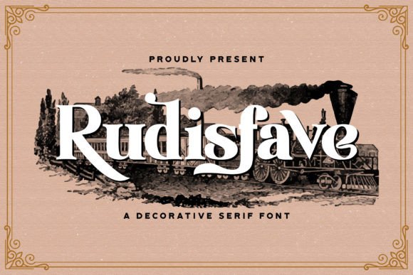 Rudisfave: A Stylish Serif Font for Professional and Creative Workflows