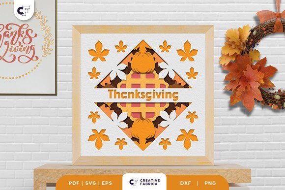 Slice of Thanksgiving Pumpkin Pie 3D SVG