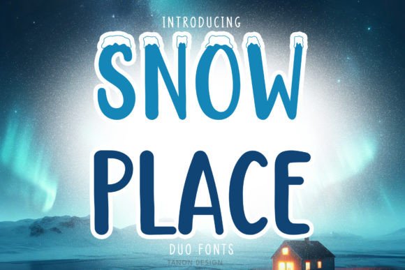 Snow Place: A Festive Font for All Your Christmas Designs