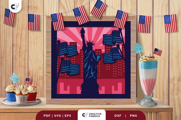 Statue of Liberty 3D Paper Cut SVG: A Creative Way to Celebrate American Iconography