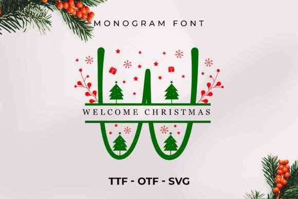 Welcome Christmas Monogram